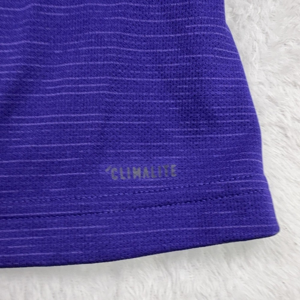 WCU Catamounts Adidas Quarter Zip Shirt Womens XL Purple Collegiate Pullover - Picture 8 of 16